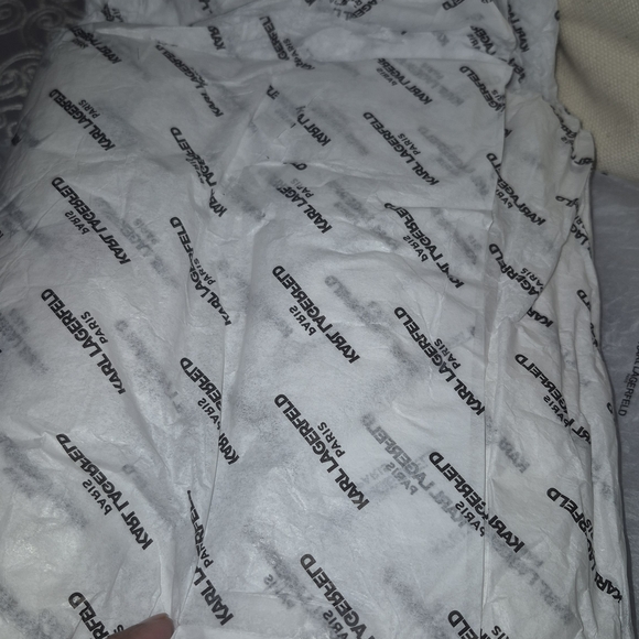 Karl Lagerfeld Canvas Tote Bag NWT - Picture 4 of 5